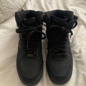 Brand New Nike 2015 Air Force 1 High GS 'Black’.